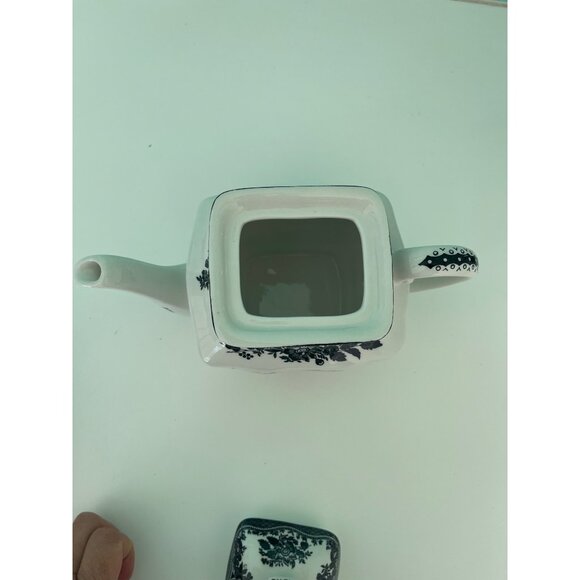 Johnson Brothers Asiatic Pheasant Teapot And Lid Black Collectible - Picture 9 of 11